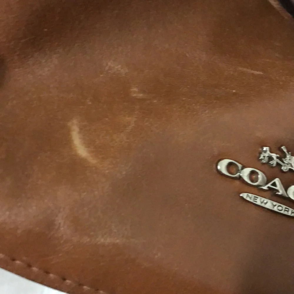 Coach Chelsea Leather Chestnut Shoulder Crossbody Bag.  Great Used Condition. - Picture 15 of 16